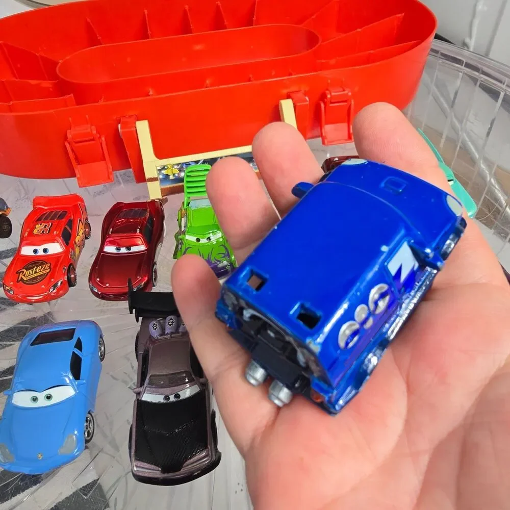 Disney Pixar Cars Race Case Track Storage Carry Case and Cars 2006